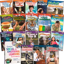 Image for Teacher Created Materials Essential Classroom Bin for SEL, Set of 18 with Professional Book, Grades 4 to 5 from School Specialty