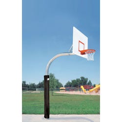Image for Bison Gooseneck 5-9/16 In Mega Duty Steel Rectangle Playground Basketball System from School Specialty