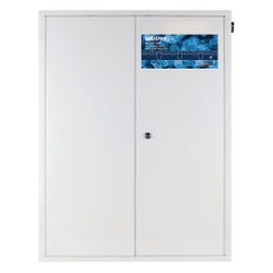 Sellstrom Deluxe Monitor 2000 Germicidal Cabinet, 8 Shelves, 32 x 24-1/2 x 9-1/2 Inches, White Enameled, Item Number 591139