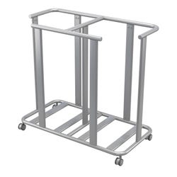 Classroom Select Mobile Floor Pad Cart, Double, 37-1/2 x 19 x 35 Inches, Item Number 2090249
