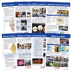 Image for Sportime Impaired Driving Bulletin Board Charts, Set of 8, Grades 5 to 12 from School Specialty
