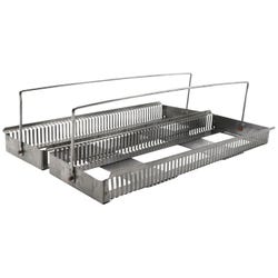 Image for Eisco Labs Staining Rack with Handles, Aluminum, 100 Slide Capacity from School Specialty