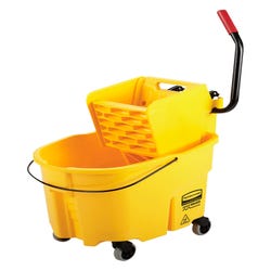 Image for Rubbermaid WaveBrake Mop Bucket/Wringer Combo, Yellow from School Specialty