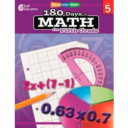 Image for Shell Education 180 Days of Math for Fifth Grade from School Specialty