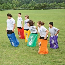 Image for Sportime Small HopSackers, 11 x 11 x 25 Inches, Assorted Colors, Set of 6 from School Specialty