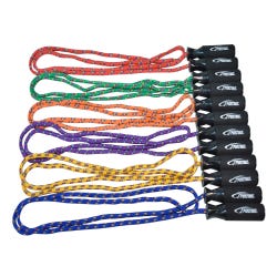 Image for Sportime 8mm Polypropylene Braided Jump Rope, 8 Foot, Assorted Color, Set of 6 from School Specialty
