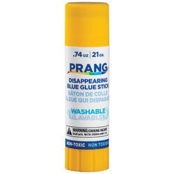 Prang Non-Toxic Odorless Washable Glue Stick, 0.74 oz, Blue and Dries Clear Item Number 026052