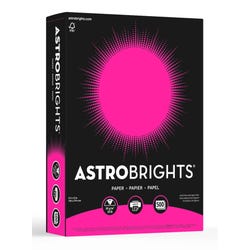 Image for Astrobrights Premium Color Paper, 8-1/2 x 11 Inches, Fireball Fuchsia, 500 Sheets from School Specialty