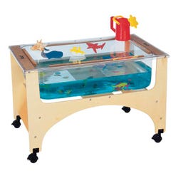Image for Jonti-Craft See-Thru Fixed Height Sand and Water Sensory Table, 37 in L X 23 in W X 24-1/2 in H, KYDZTuff from School Specialty