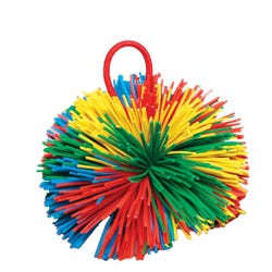 Image for Sportime Rub-R-String Ball, 3-1/2 Inches, Multicolored from School Specialty