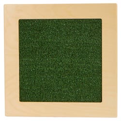 Abilitations Tactile Sensory Panel, Turf Grass, 15 x 15 x 3/4 Inches, Item Number 2023275