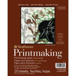 Image for Strathmore 400 Series Printmaking Paper Pad, 8 x 10 Inches, 20 Sheets from School Specialty