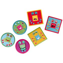 Image for PunkinFutz PunkinPals Emotion Patches Crabster, Set of 6 from School Specialty