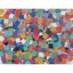 School Smart Paper Mosaic Squares, 3/8 Inches, Assorted Colors, Pack of 10000 085723