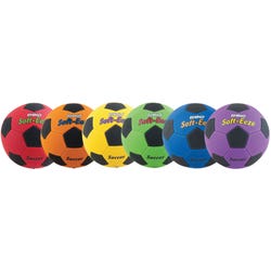 Image for Champion Rhino Skin Soft EEZE Soccer Balls, Size 4, Set of 6 from School Specialty