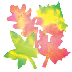 Image for Roylco Leaves Color Diffusing Paper, 9 x 7 Inches, White, Pack of 80 from School Specialty
