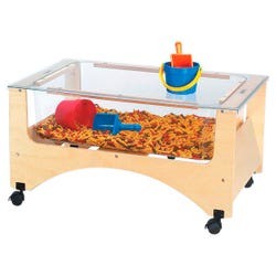 Image for Jonti-Craft See-Thru Toddler Height Sand and Water Sensory Table, KYDZTuff, 37 x 23 x 20 Inches from School Specialty