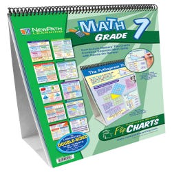 Image for NewPath Math Curriculum Mastery Flip Chart, Grade 7 from School Specialty