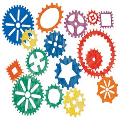 Image for Roylco Gears Stencils, Assorted Sizes, Set of 15 from School Specialty
