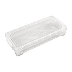 Image for Advantus Super Stacker Pencil Box, Plastic, Clear from School Specialty