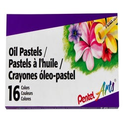 Image for Pentel Arts Oil Pastels, Assorted Colors, Set of 16 from School Specialty