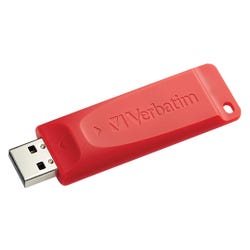 Image for Verbatim Store 'N' Go USB 2.0 Flash Drive, 64 GB, Red from School Specialty