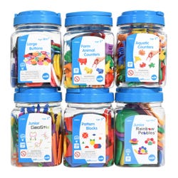 Image for EDX Education Counting & Sorting Mini Jar Manipulatives Set from School Specialty