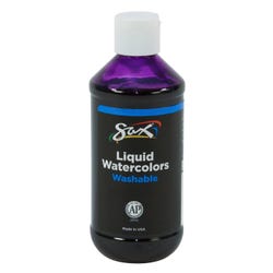 Sax Liquid Washable Watercolor Paint, 8 Ounces, Violet, Item Number 1567845