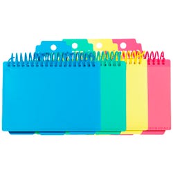C-Line Spiral Bound Index Cards with Tabs, 3 x 5 Inches, Colors Vary, Item Number 1536842