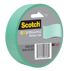 Image for Scotch Expressions Masking Tape, 0.94 Inch x 20 Yards, Mint Green from School Specialty