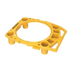 Image for Rubbermaid Brute Rim Caddy, 44 gal, 26-1/2 in W X 32-1/2 in D X 6-3/4 in H, Yellow from School Specialty
