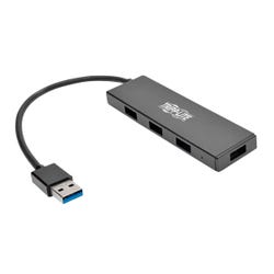Tripp Lite 4-Port Ultra-Slim Portable USB 3.0 SuperSpeed Hub, Black 2136107
