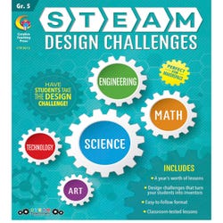 Image for Creative Teaching Press STEAM Design Challenges Resource Book - Grade 5 from School Specialty