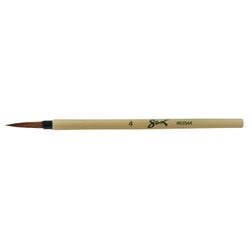Image for Sax Bamboo Watercolor Brushes, Fine Type, Bamboo Handle, Size 4, Each from School Specialty