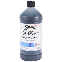 Image for Sax Acrylic Gesso Primer Paint, 1 Quart, Black from School Specialty