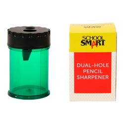 Image for School Smart Dual Hole Pencil Sharpener, 1-1/2 x 1-1/2 x 2-1/2 Inches from School Specialty