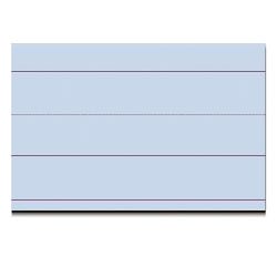 Image for School Smart Ruled Sentence Strips, 3 x 24 Inches, Blue, Pack of 100 from School Specialty