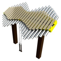 Image for Freenotes Harmony Park Imbarimba Playground Instrument, Surface Mount, 45 x 45 x 28 Inches from School Specialty