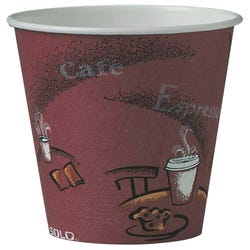 Solo Cup Bistro Design Disposable Paper Cups -- Hot Cups, Paper, Poly Lined Inside, Item Number 2007493