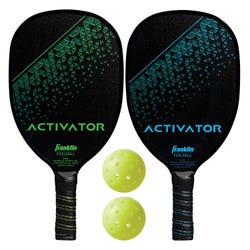 Image for Franklin Activator Pickleball Paddle Set, Black/Green from School Specialty