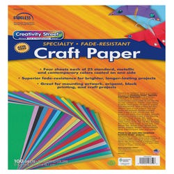 Image for Fadeless Designer Art Paper, 12 x 18 Inches, Assorted Colors, 100 Sheets from School Specialty