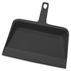 Image for Genuine Joe Heavy Duty Dustpan, 12 Inches, Plastic, Black from School Specialty