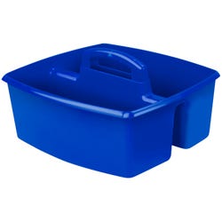 Image for Storex Large Caddy, 13 x 11 x 6-3/8 Inches, Blue, Pack of 6 from School Specialty