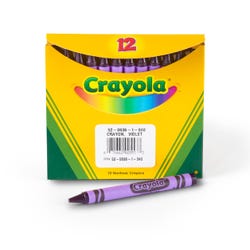Image for Crayola Crayons Refill, Standard Size, Violet, Pack of 12 from School Specialty