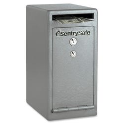 Image for Sentry Under Counter Depository Safe, Dual Heads Key Lock, 8 x 10-3/10 x 12 in, Gray from School Specialty