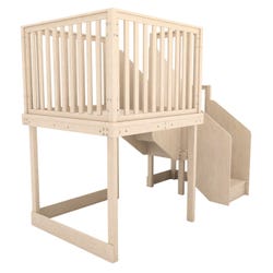 Image for Childcraft Basic Loft with Wooden Slats, 7 Feet 10-1/8 Inches x 4 Feet x 6 Feet 2 Inches from School Specialty