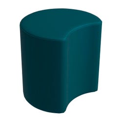Image for Classroom Select Soft Seating NeoLounge Crescent Ottoman, 18 x 18 x 18 Inches from School Specialty
