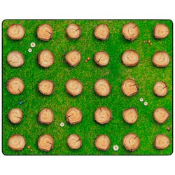 Image for Childcraft PhotoFun Seating Stumps Carpet, 10 Feet 6 Inches x 13 Feet 2 Inches, Rectangle from School Specialty