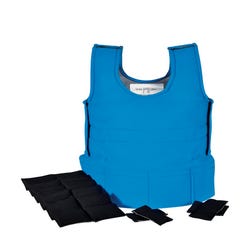 Image for Abilitations Weighted 3 Pound Vest, Small, 30 x 15 to 20 Inches, Blue from School Specialty