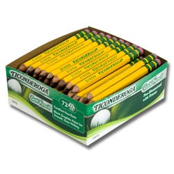 Image for Ticonderoga Golf/Compass Pencils with Erasers, Pack of 72 from School Specialty